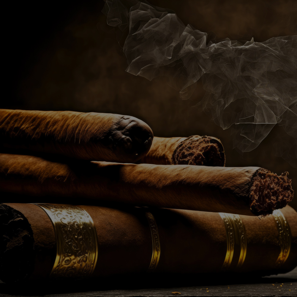 Cigar double Coaster
